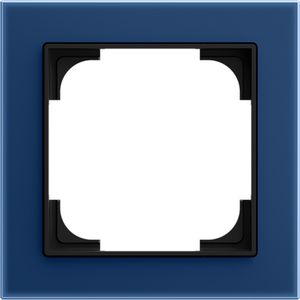 Afdekraam 1-voudig art-glas blauw