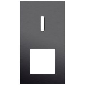Afdekplaat 2-voud vertic. 71mm centerafst 224-56855