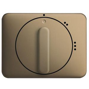 Centraalplaat v 3 standen schak 2710/1 U a-brons (2542 DR/02-21)