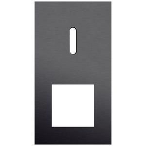 Afdekplaat 2-voud vertic. 71mm centerafst 224-56855