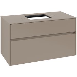 Wastafelonderkast Collaro 1000x548x500mm Taupe C125B0VM