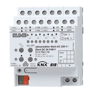 Jaloezieactor 4x230VAC/2x24VDC KNX