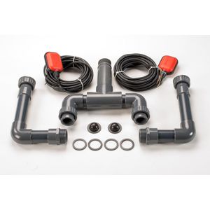 Aansluitset+montageset 2 vlotterschakelaarsAD 301 DN32.10mm