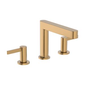 Wastafelmengkraan Finoris 3-gats 110+afvoerplug Brushed Bronze
