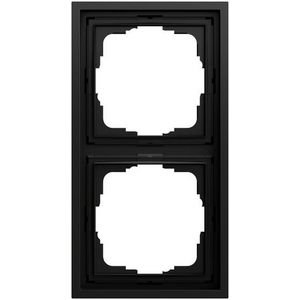 Afdekraam 2-voudig Gira F300 zwart m(gel.)