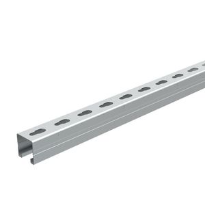 Lengte a 3m. Rail strut S 41x41x1,5 Thvz