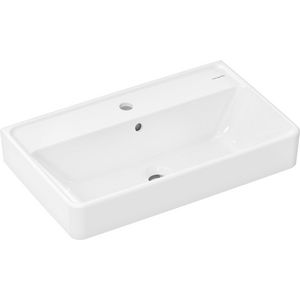 Wastafel Com 650x390mm kraangat overloop SmartClean wit Xanuia Q