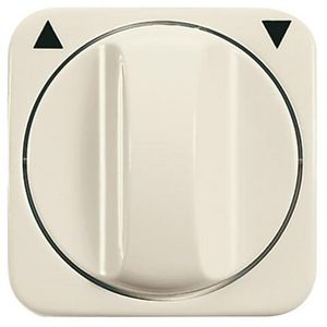 Centraalplaat + knop voor jal draai SI creme (2542 DR-212)