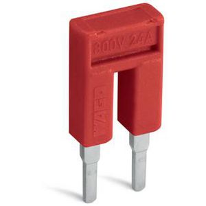 Brug 2-voudig geisoleerd rood 2002-402/000-005 VVE=25