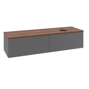 Wastafelonderkast Antao 1600x360x500mm Antr. Matt Lacquer K38152GK