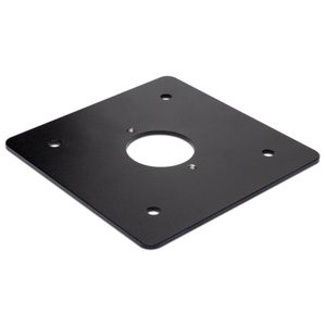 Poedergelakte grondplaat spuitwaterdichte tuinpaaltjes zwart