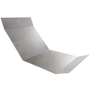 Deksel vervalstuk 90gr. Crafty MF H150 B1000 RVS 304R600