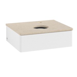 Wastafelonderkast Antao 600x190x500mm White Matt Lacquer L07153MT