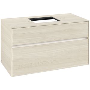 Wastafelonderkast Collaro 1000x548x500mm White Oak C125B0AA