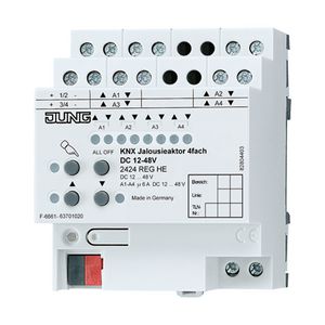 Jaloezie actor 4-voudig DC 12-48V KNX