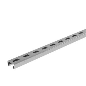 Lengte a 3m. Rail strut S 41x21x1,5 316L