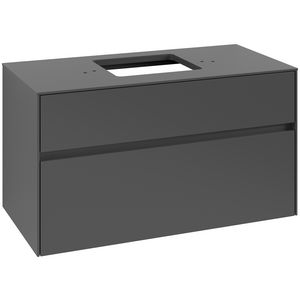 Wastafelonderkast Collaro 1000x548x500mm Graphite C12500VR