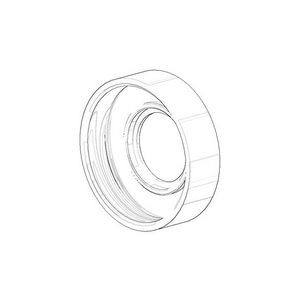 Rozet M38x1,5 40x11mm chr