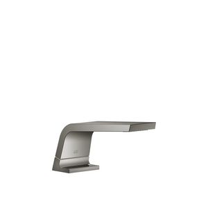 CL.1 Baduitloop z.omst. v. staande montage Dark Chrome