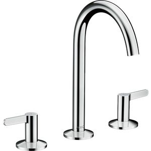 AXOR One 3-gats wastafelkraan 130+ incl. Push-open plug 48050000 chroom