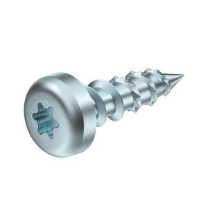 Schroef freesribben 5x20 staal zinkt transparent VVE=100