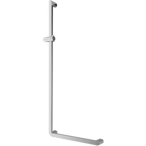 ViCareDESIGN wandbeugel / glijstang 90° 500x1200mm chroom incl. douchekophouder