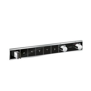 Afbouwdeel inbouwthermostaat RainSelect 5 functies 26l/min. zwart/chroom
