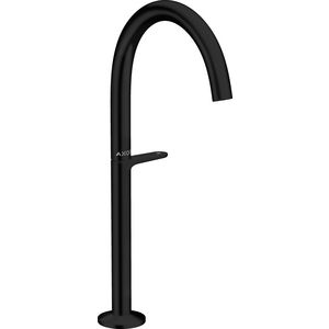 AXOR One wastafelkraan Select 260 incl. Push-Open plug mat zwart