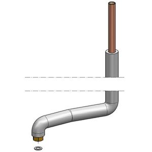 Leiding 22 mm boiler retour
