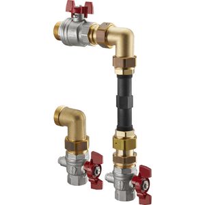 Warmtemeter aansluitset Multidis SFQ DN 20, haaks