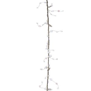 Verlichting crystal lite 40leds L=4m. 36V goud warmwit