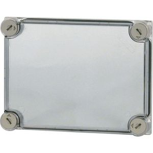 Deksel CI HxBxD=250x187.5x25mm transparant