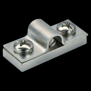 Muurblok messing 25mm² vernikkeld VVE=1000