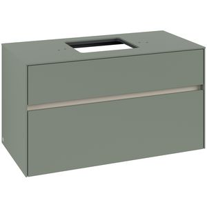 Wastafelonderkast Collaro 1000x548x500mm Soft Green C12500AF