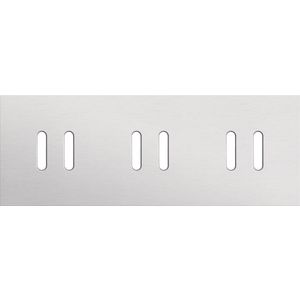 Drievoudige afdekpl. horizontaal 71mm centerafstand drie twe