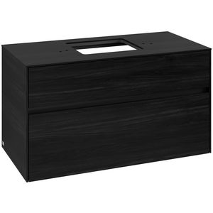 Wastafelonderkast Collaro 1000x548x500mm Black Oak C12500AB