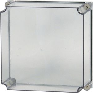Deksel CI HxBxD=375x375x150mm transparant