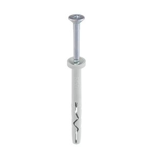 Doos a 50st. Slagplug nylon 5x25mm met cilinderkraag