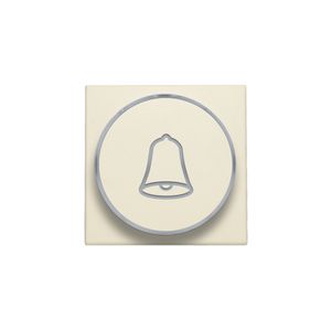 Afwerkingsset doorschijnende ring/belsymbool 6A cream