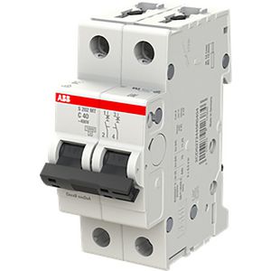 Installatieautomaat Tractie C-karakteristiek 10kA 2-polig 40A