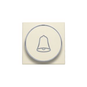 Afwerkingsset doorschijnende ring/belsymbool 6A cream