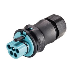 Kabelsteker RST20I5 male turquoise 6-10mm VVE=100