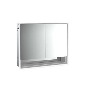 Spiegelkast Loft Bvak inbouw 800mm 2 deur