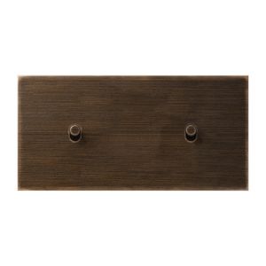 Afdekking tuimelhevel "cilinder" 2-v. 2 x 1 tuimelhevel hor