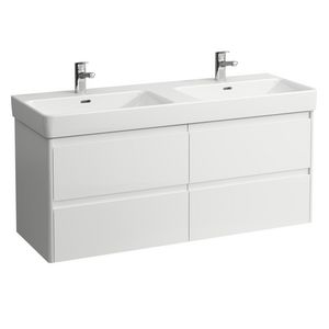 Vanity Unit 1270x445x515mm White Glossy H4113341082611