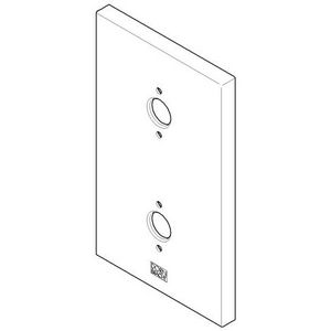 Rozet 90x150x9mm chr 091102234-00