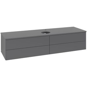 Wastafelonderkast Antao 1600x360x500mm Antr. Matt Lacquer L25050GK