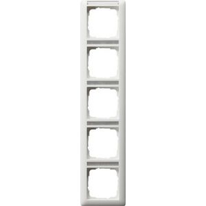 Afdekraam 5-voudig verticaal TK Gira Standard 55 zuiver wit m