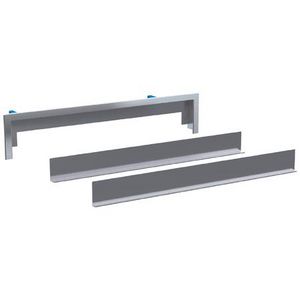 Afbouwset douchegoot L316xB64mm 3-dlg.betegelbaar v.wandgoot