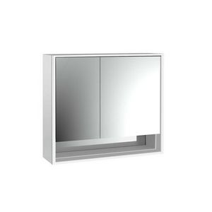 Spiegelkast Loft Bvak opbouw 800mm 2 deur Brede deur Re
